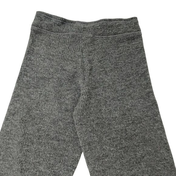 4TH Reckless Pants Womens 6 Gray Flared Ribbed Knitted Pull On Comfy Cozy Warm - Picture 6 of 12